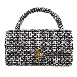 CHANEL 1994 Tweed Top Handle Bag