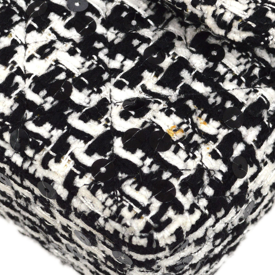 CHANEL 1994 Tweed Top Handle Bag