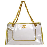 CHANEL 2006-2008 PVC Tote Bag