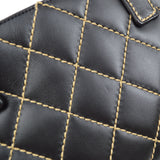 CHANEL 2004 Black Calfskin Wild Stitch Handbag