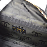 CHANEL 2004 Black Calfskin Wild Stitch Handbag