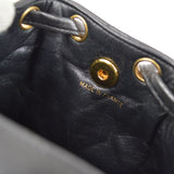 CHANEL * 1991-1994 DUMA Backpack Small Black Lambskin