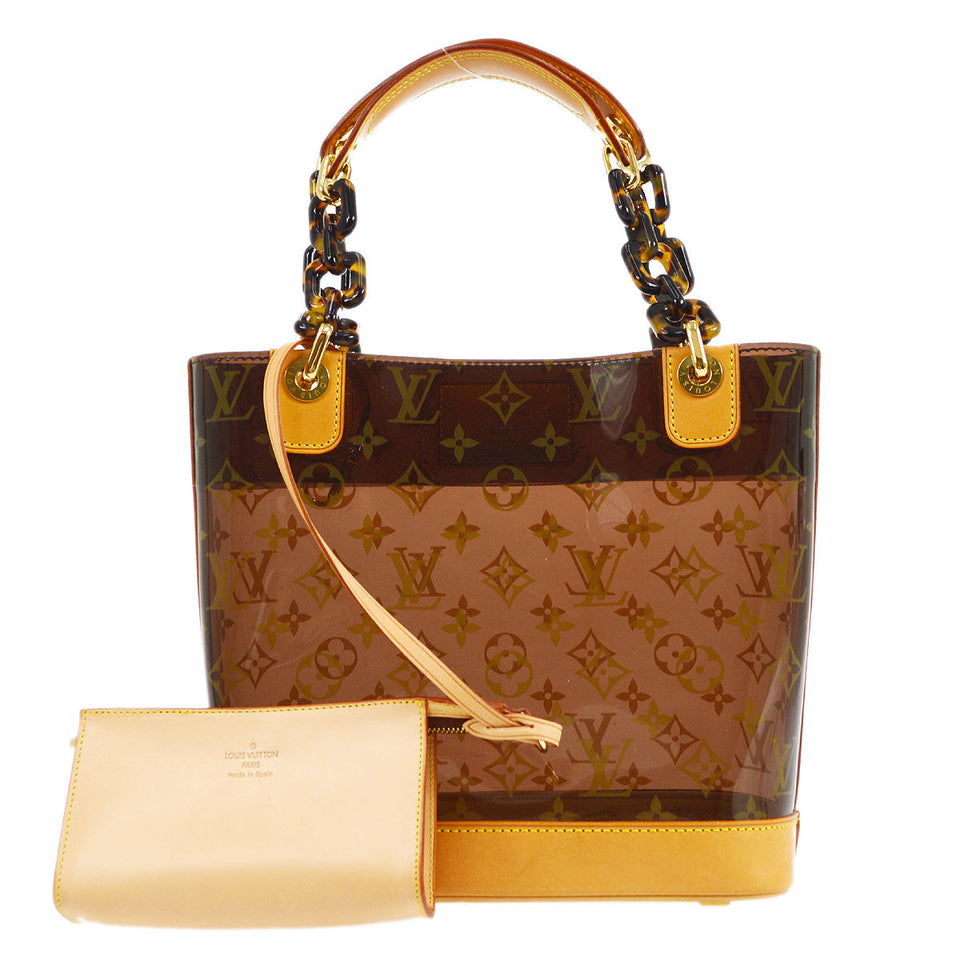 LOUIS VUITTON 2003 CABAS AMBRE PM MONOGRAM VINYL M92502