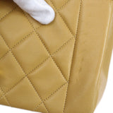 CHANEL 1989-1991 Beige Lambskin Diana Flap Small