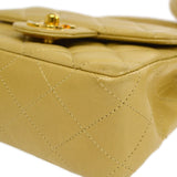 CHANEL 1994 Classic Flap Handbag Set Beige Lambskin