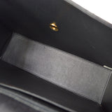 CHANEL 1998 Classic Flap Sellier Jumbo Black Caviar