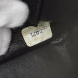 CHANEL 1994-1996 Vertical Letter Flap Jumbo Black Caviar