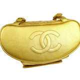 CHANEL 1991-1994 DUMA Backpack Medium Gold Lambskin