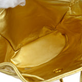 CHANEL 1991-1994 DUMA Backpack Medium Gold Lambskin