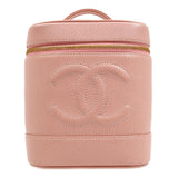 CHANEL 2003-2004 Pink Caviar Timeless Vanity Handbag