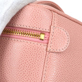 CHANEL 2003-2004 Pink Caviar Timeless Vanity Handbag