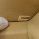 CHANEL 1989-1991 Double Turnlock Handbag Beige Lambskin