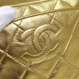CHANEL 1996-1997 Gold Lambskin Camera Bag Mini