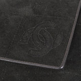 CHANEL 1989-1991 Diamond Shoulder Bag Mini Black Suede