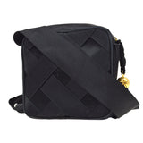 CHANEL 1991-1994 Camera Bag Mini Black satin