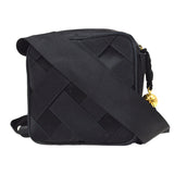 CHANEL 1991-1994 Camera Bag Mini Black satin AK34114b