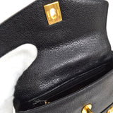 CHANEL 1991-1994 Triple CC Belt Bag Black Caviar #75