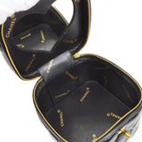 CHANEL 1995 Heart Mirror Vanity Handbag Black Patent Leather