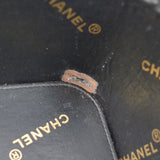 CHANEL 1995 Heart Mirror Vanity Handbag Black Patent Leather