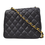 CHANEL 1994-1996 Big CC Straight Flap medium Black Caviar