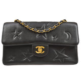 CHANEL * 1994-1996 Star Stitch Classic Single Flap Medium