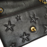 CHANEL * 1994-1996 Star Stitch Classic Single Flap Medium