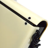 CHANEL 2000-2001 Monochrome Acrylic Shoulder Bag Small