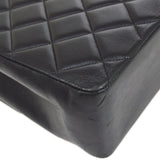 CHANEL 1991-1994 CC Flap Maxi Black Lambskin