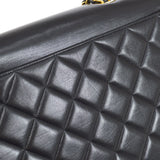 CHANEL 1991-1994 CC Flap Maxi Black Lambskin