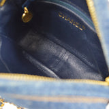 CHANEL 1998 Pocket Camera Bag Mini Denim