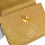 CHANEL 1980s Cosmoline Belt Bag Beige Lambskin #70