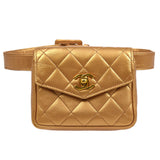 CHANEL 1991-1994 Belt Bag Bronze Lambskin