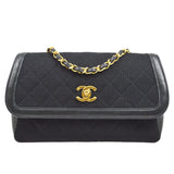 CHANEL 1989-1991 Border Flap Small & Pouch Set
