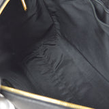 CHANEL 1997-1999 Timeless Zipper Top Tote 40 Black Caviar