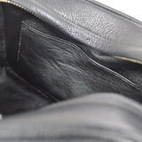 CHANEL 1991-1994 Diagonal Camera Bag Mini Black Caviar