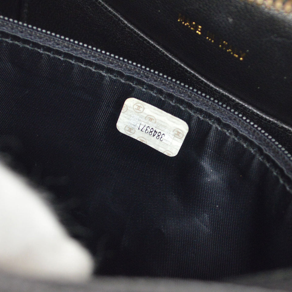 CHANEL 1994-1996 Camera Bag Large Black Caviar