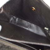 CHANEL 1997-1999 Quilted Flap Shoulder Bag Large Brown Velvet
