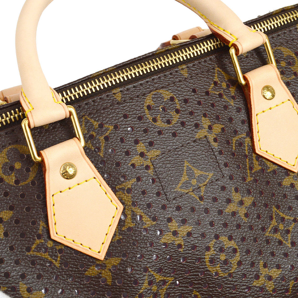 LOUIS VUITTON 2006 SPEEDY 30 MONOGRAM PERFO M95180