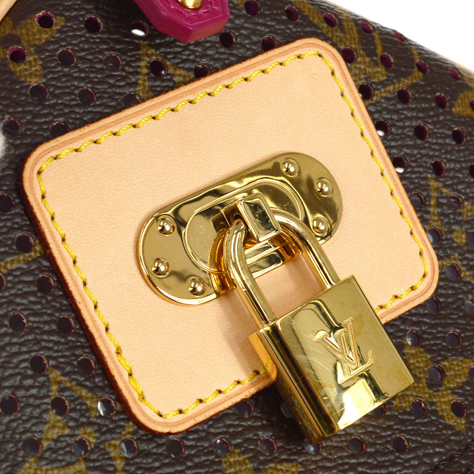 LOUIS VUITTON 2006 SPEEDY 30 MONOGRAM PERFO M95180