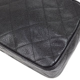CHANEL 1994-1996 Pocket Camera Bag Small Black Caviar