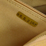 CHANEL 2004-2005 Hobo Bag Beige Caviar