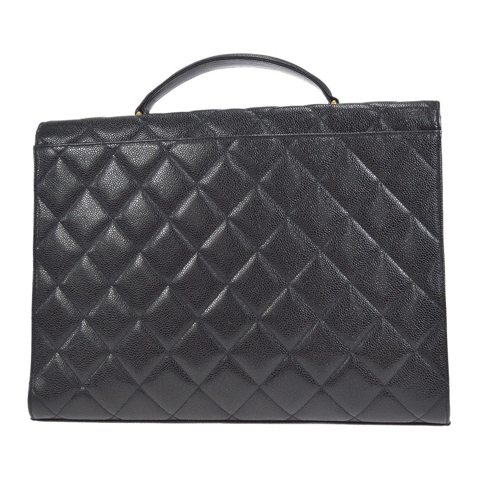 CHANEL 1997-1999 Quilted Briefcase