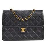 CHANEL 2004-2005 Small Turnlock Half Flap