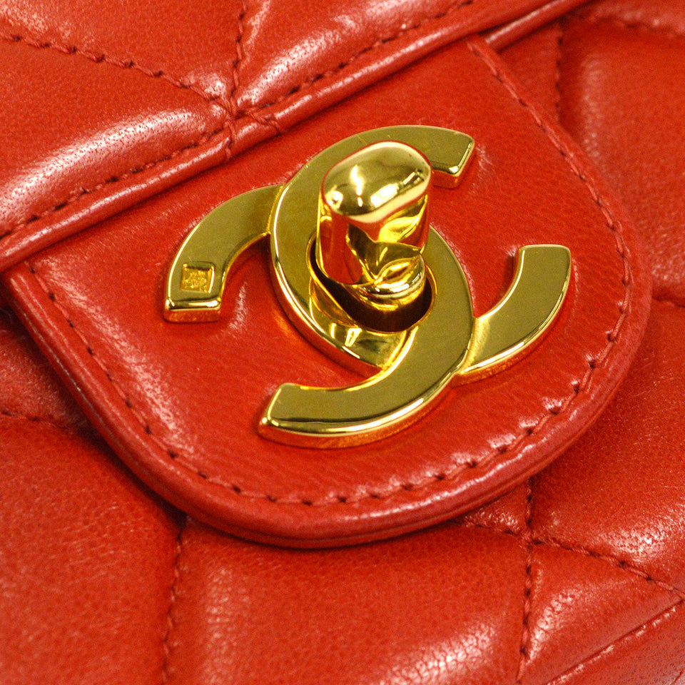CHANEL 1994-1996 Mini Border Flap Handbag