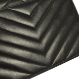CHANEL 1991-1994 Vertical Chevron Letter Flap Bag Small