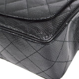 CHANEL * 1991-1994 Classic Square Flap Mini Black Lizard