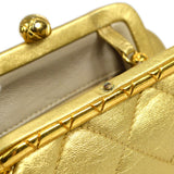 CHANEL 1989-1991 Diamond Kissklock Shoulder Bag
