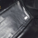 CHANEL 1994-1996 Cosmoline 2way Boston 35 Black Calfskin