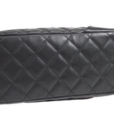 CHANEL 2005-2006 Cambon Ligne Mini Bowler Black Calfskin