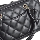 CHANEL 2005-2006 Cambon Ligne Mini Bowler Black Calfskin